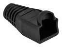 Delock Strain relief for RJ45 plug - Netzwerkkabel-Knickschutz - Schwarz (Packung mit 20)