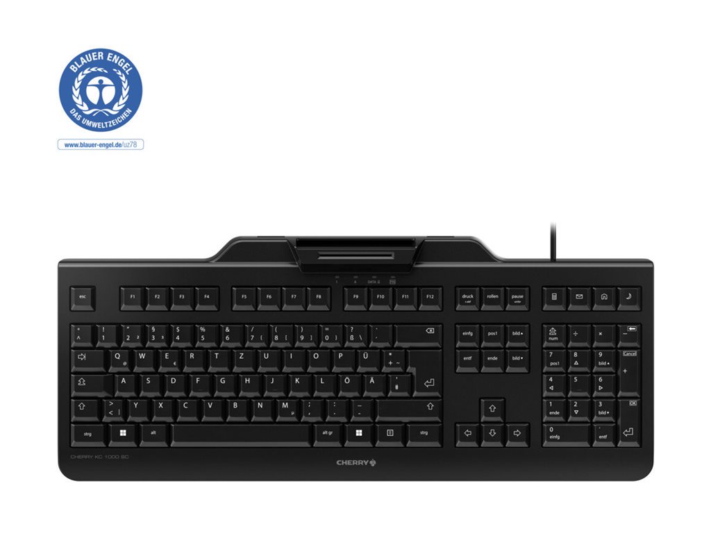 Cherry KC 1000 SC - Tastatur - USB - Belgien
