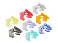 Delock RJ45 Repair Clip Starter Set - Netzwerkanschluss Reparatur-Clip - diverse Farben (Packung mit 16)