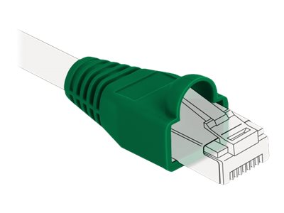 Delock Strain relief for RJ45 plug - Netzwerkkabel-Knickschutz - grün (Packung mit 20)