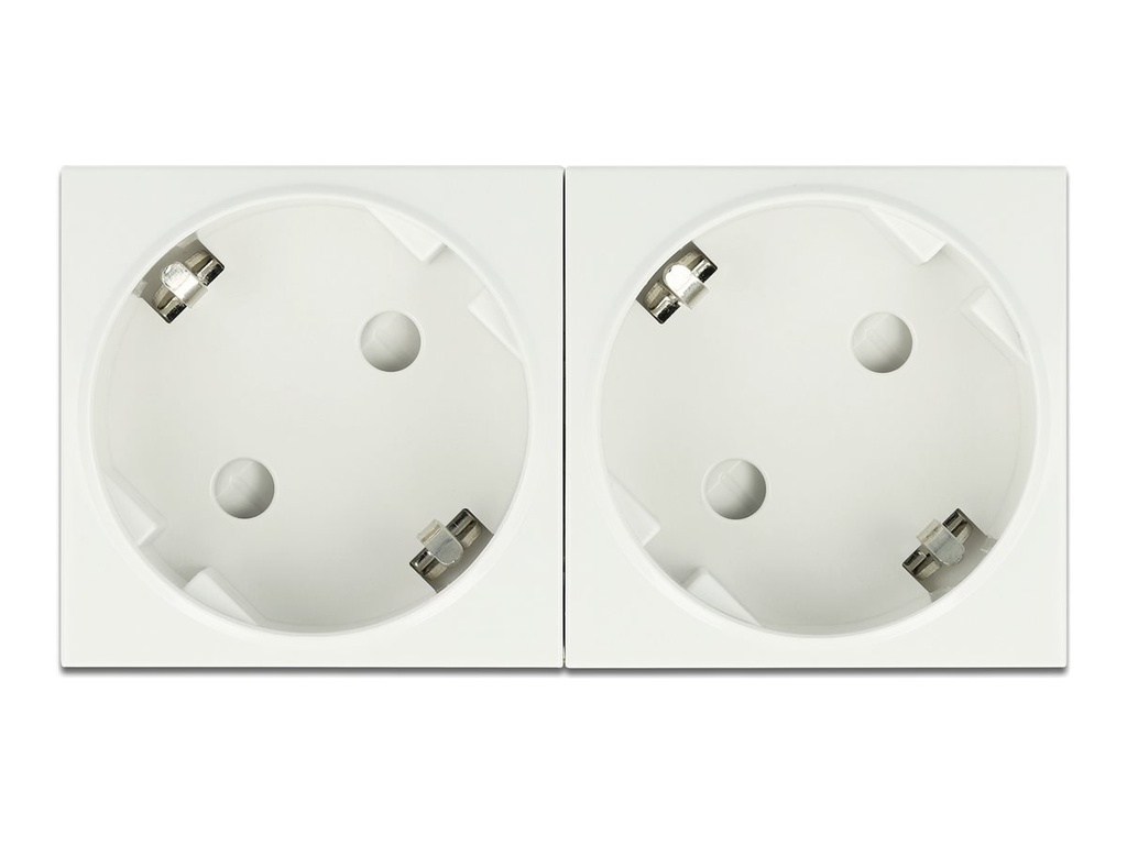Delock Easy 45 - Steckdose - 2P - Typ F - mit