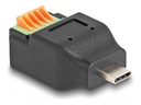 Delock USB-Adapter - 5-poliger Anschlussblock zu USB-C (M)