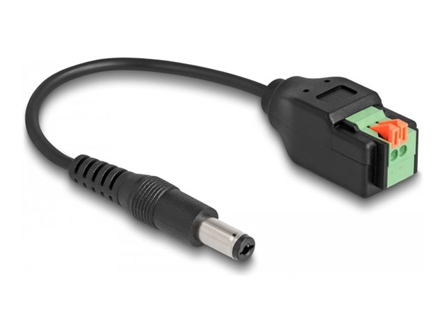 Delock Netzteil - 2-polige Klemmleiste zu Gleichstromstecker 5,5 x 2,1 mm (M)