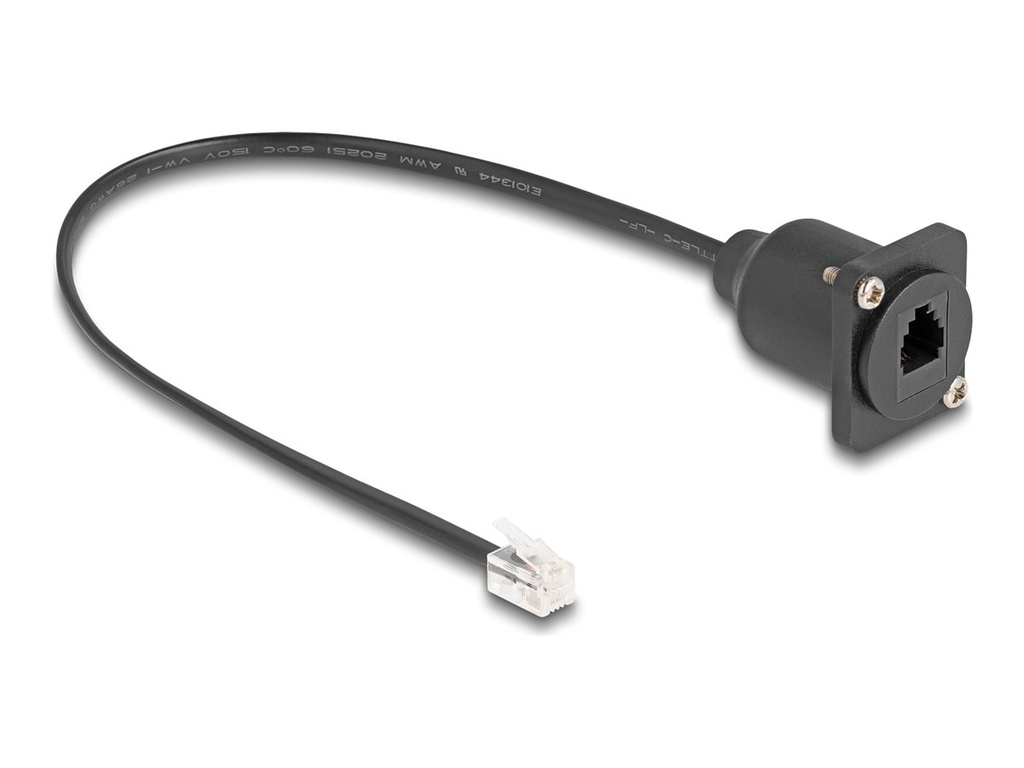 Delock Telefonverlängerungskabel - RJ-10 (M)