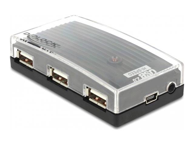 Delock Hub - 4 x USB 2.0 - Desktop - AC