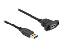 Delock USB-Kabel - USB Typ A (W) zu USB Typ A (M)