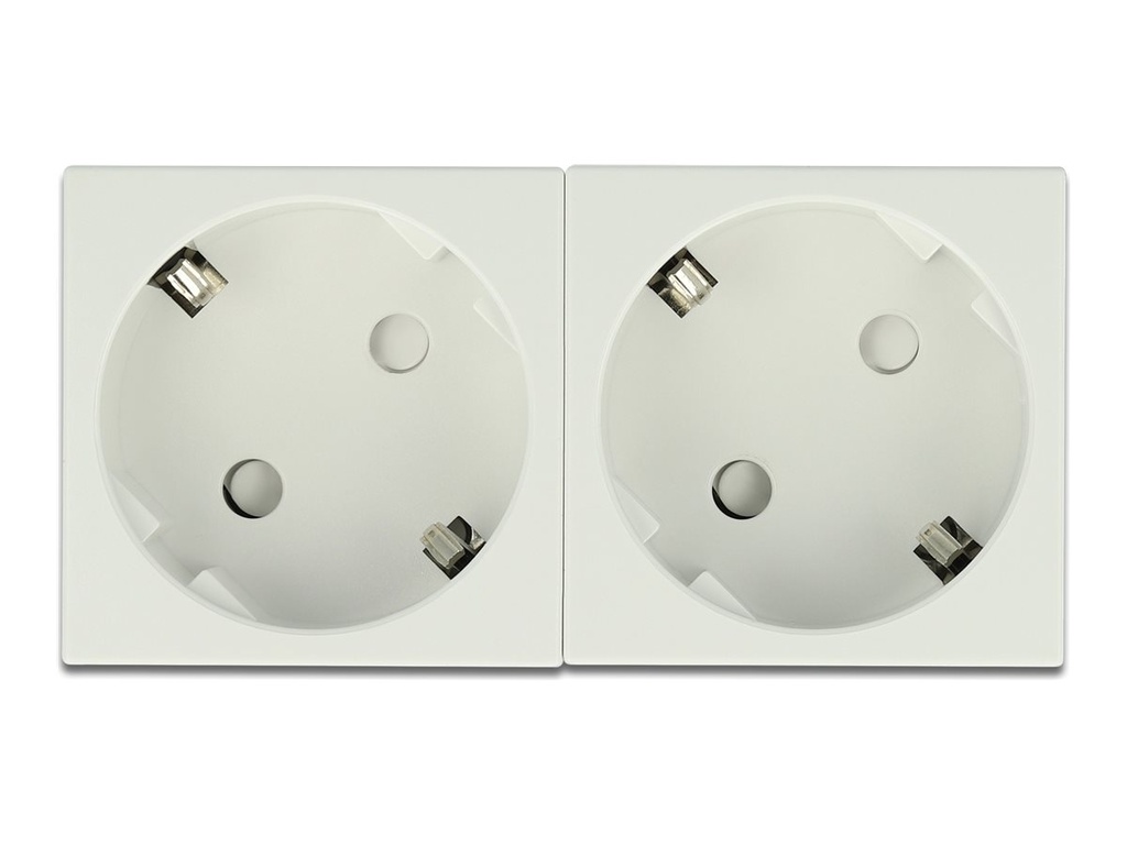 Delock Easy 45 - Steckdose - 2P - Typ F - mit