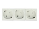 Delock Easy 45 - Steckdose - 2P - Typ F - mit