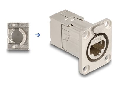 Delock Modulares Faceplate-Snap-In - D-Typ