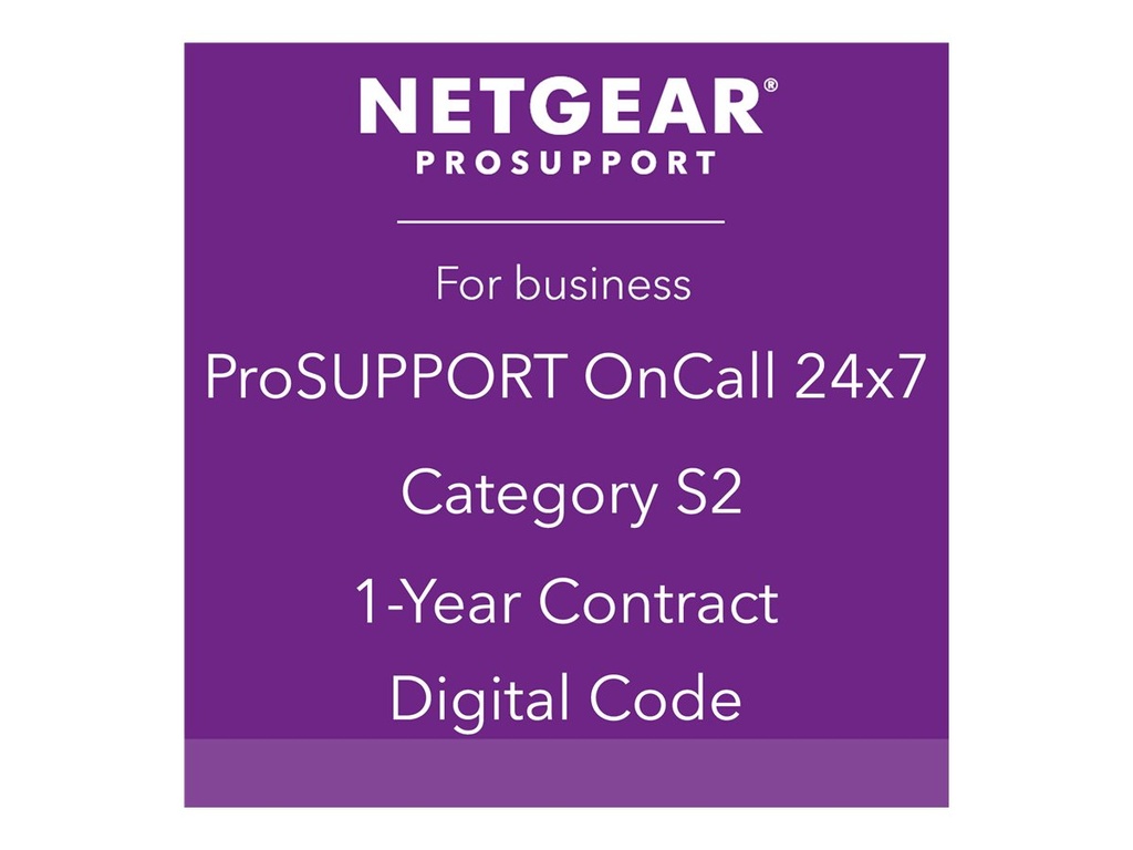 Netgear ProSupport OnCall 24x7 Category S2 - Technischer Support
