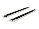 Delock Cable Management Brush Strip - Kabelführungspanel mit Bürste - Grau - 1U - 48.3 cm (19")