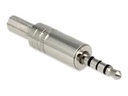 Delock Stereo plug 3.5 mm stereo with bend protection