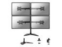 Neomounts NM-D335D4 - Aufstellung - Voll beweglich - für 4 LCD-Anzeigen - Schwarz - Bildschirmgröße: 25.4-68.6 cm (10"-27")
