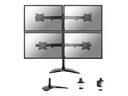 Neomounts NM-D335D4 - Aufstellung - Voll beweglich - für 4 LCD-Anzeigen - Schwarz - Bildschirmgröße: 25.4-68.6 cm (10"-27")