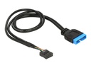 Delock Interner USB-Adapter - 9-poliger USB-Header (W)