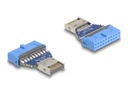 Delock Interner USB-Adapter - 19-polige USB-Stiftleiste (W)