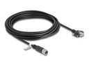 Delock Netzwerkkabel - 8 pin M12-X (W) zu RJ-45 (M)