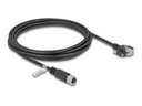 Delock Netzwerkkabel - 4-polig M12-D (W) zu RJ-45 (M)