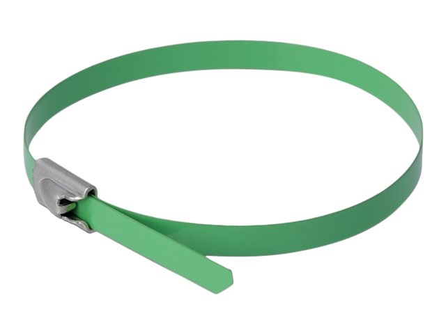 Delock Kabelbinder - 20 cm - grün (Packung
