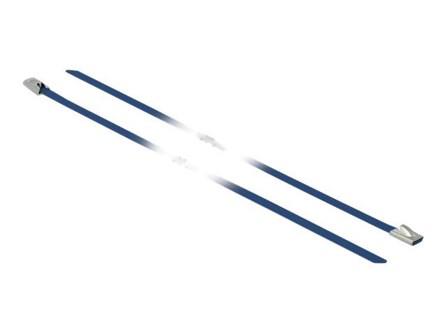 Delock Kabelbinder - 30 cm - Blau (Packung