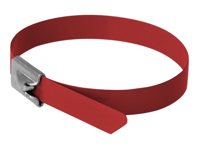 [18783] Delock Kabelbinder - 40 cm - Rot (Packung mit