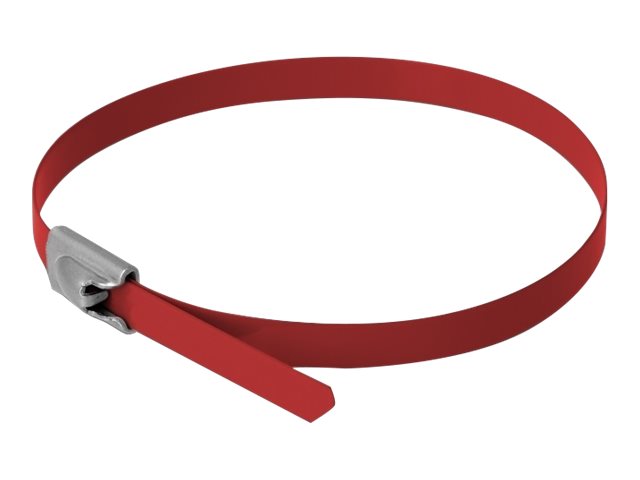 [18778] Delock Kabelbinder - 30 cm - Rot (Packung mit