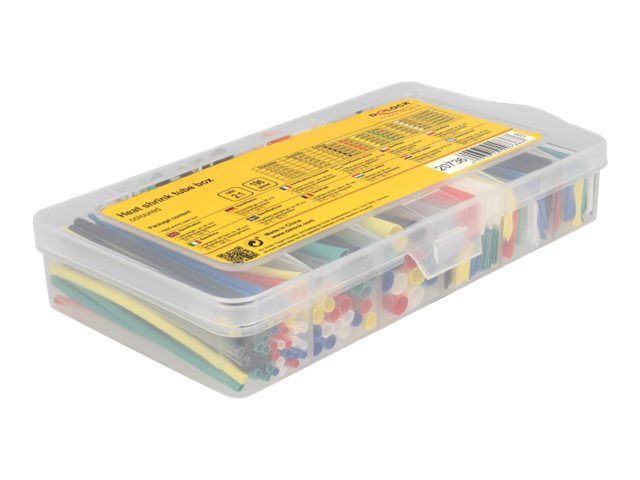 Delock Wärmeschrumpfschlauch-Kit - Schwarz