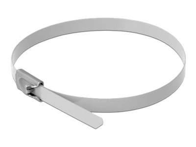 Delock Kabelbinder - 20 cm - weiß (Packung