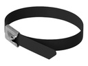 Delock Kabelbinder - 30 cm - Schwarz (Packung