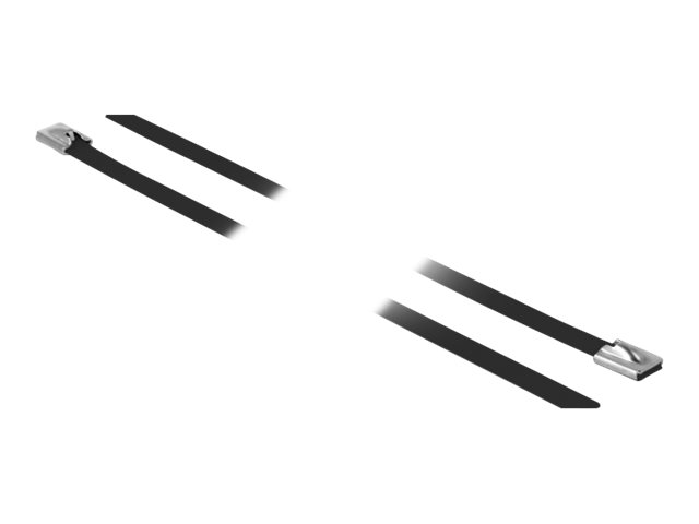 Delock Kabelbinder - 40 cm - Schwarz (Packung