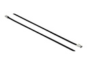 Delock Kabelbinder - 20 cm - Schwarz (Packung