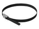 Delock Kabelbinder - 30 cm - Schwarz (Packung