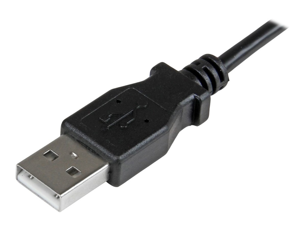 StarTech.com Micro USB Lade/Sync-Kabel - St/St - Micro USB rechts gewinkelt - 2m - USB auf Micro USB Ladekabel - USB-Kabel - Micro-USB Typ B (M)