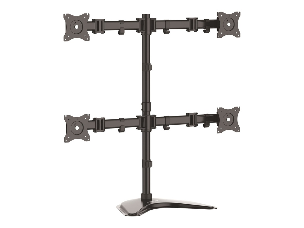 StarTech.com Startech Vierfach-Monitorhalter - Schwenkbar - Verstellbarer 4 Monitorständer - Für VESA Monitore bis zu 27 Zoll (8 Kg)