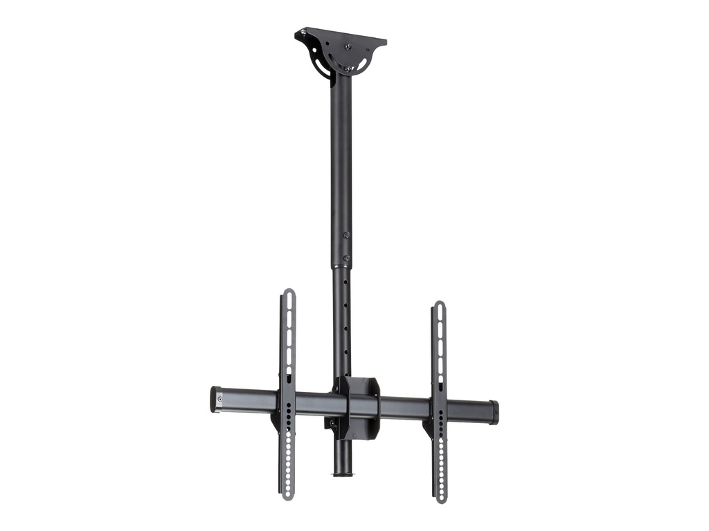 StarTech.com Startech Flachbildfernseher Deckenhalterung - Vollbeweglich - Heavy Duty Stahl - Decken TV VESA Halterung für 32 bis 75 Zoll - Halterung - für Flachbildschirm - stabiler Stahl - Schwarz - Bildschirmgröße: 94-190.5 cm (37"-75")
