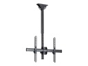 StarTech.com Flachbildfernseher Deckenhalterung - Vollbeweglich - Heavy Duty Stahl - Decken TV VESA Halterung für 32 bis 75 Zoll - Halterung - für Flachbildschirm - stabiler Stahl - Schwarz - Bildschirmgröße: 94-190.5 cm (37"-75")