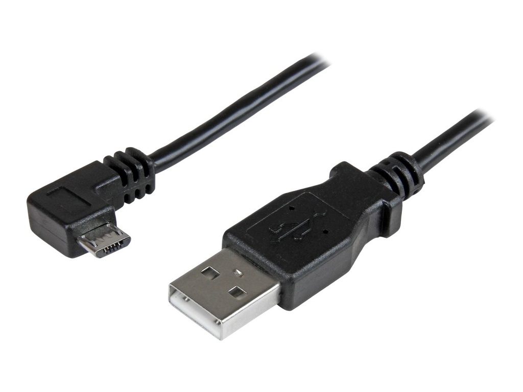 StarTech.com Micro USB Lade- und Sync-Kabel St/St - Rechts gewinkelt Micro-USB - 0,5m - USB-Kabel - Micro-USB Typ B (M)