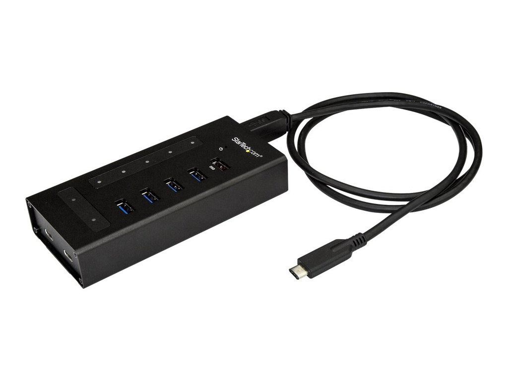 StarTech.com Startech USB Hub 7 Port - Metall - USB-A zu 3x USB-C und 1x USB-C