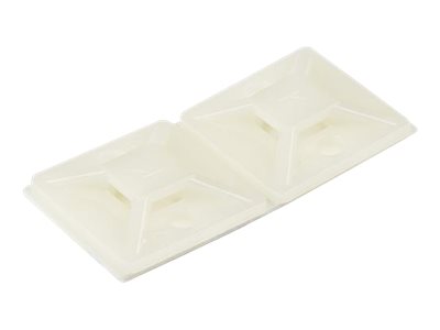StarTech.com 100 Pack Cable Tie Mounts with Adhesive Tape for 0.18 in. (4.6 mm)