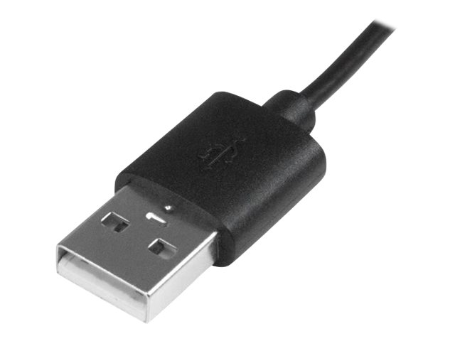StarTech.com StarTech 1m Micro USB Kabel mit LED Ladeanzeige - St/St - USB auf Micro USB Kabel - USB-Kabel - Micro-USB Typ B (M)