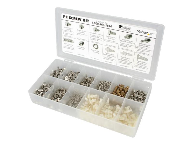 [PCSCREWKIT] StarTech.com Gemischtes Deluxe PC-Schraubenset