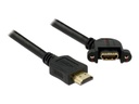 Delock HDMI-Kabel mit Ethernet - HDMI männlich