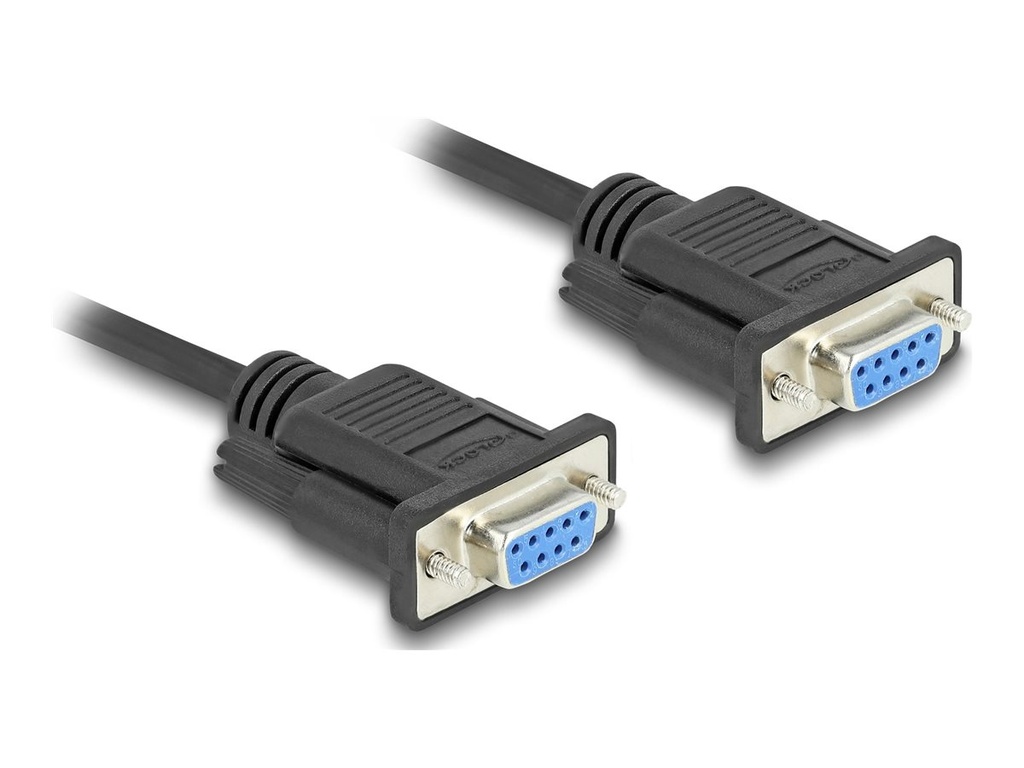 Delock Kabel seriell - DB-9 (W) zu DB-9 (W)