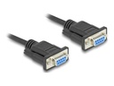 Delock Kabel seriell - DB-9 (W) zu DB-9 (W)