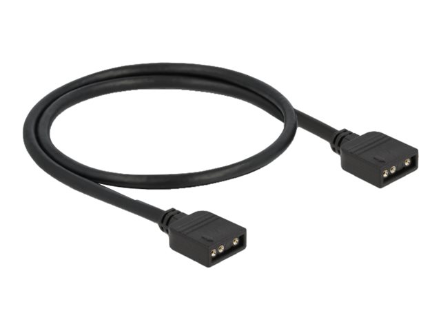 Delock RGB-LED-Kabel - 3-polig ARGB (W) zu 3-polig ARGB (W)