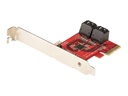 StarTech.com PCIe SATA Controller Karte - 4 Port SATA 3 Erweiterungskarte/Kontroller - 6Gbit/s - Full/Low-Profile Blende - PCI Express Festplatten/SSD kontroller/Adapter (4P6G-PCIE-SATA-CARD)