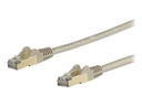 StarTech.com 5m CAT6a Patchkabel - grau - snagless RJ45 - Patch-Kabel - RJ-45 (M)