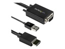 StarTech.com Startech 2m VGA auf HDMI Adapter mit USB-Audio - 1080p - Adapterkabel - USB, HD-15 (VGA)