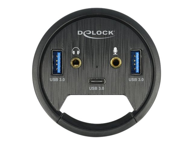 Delock In-Desk Hub - Hub - 2 x USB 3.2 Gen 1