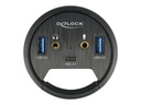 Delock In-Desk Hub - Hub - 2 x USB 3.2 Gen 1
